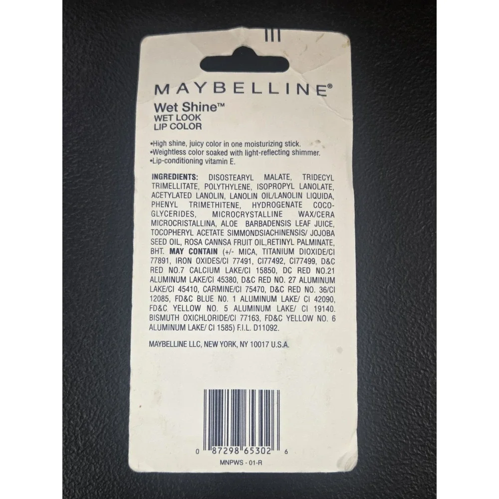 Maybelline‎ Wet Shine Diamonds Lipstick, 130 Wine Shine